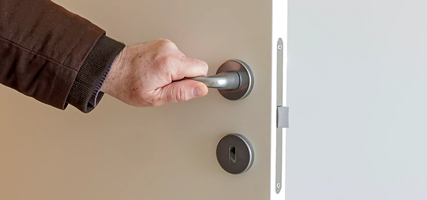 Restroom Locks Privacy Bolt Installation in Rosemont, California